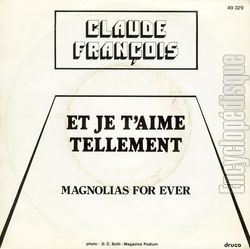 [Pochette de Et je t’aime tellement (Claude FRANOIS) - verso]