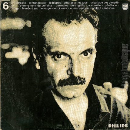 [Pochette de La tratresse, Pnlope, L’orage… - 6 (Georges BRASSENS)]