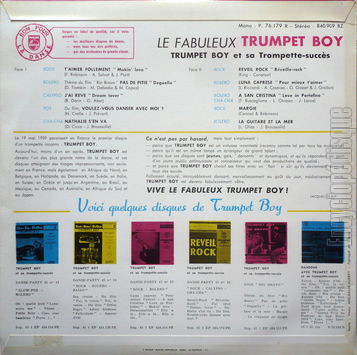 [Pochette de Le fabuleux Trumpet Boy (TRUMPET BOY) - verso]