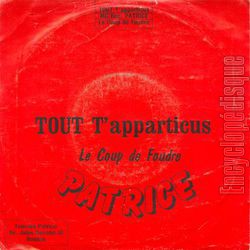 [Pochette de TOUT T’apparticus (PATRICE (2)) - verso]