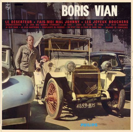 [Pochette de Le dserteur, Fais-moi mal Johnny, Les joyeux bouchers… (Boris VIAN)]