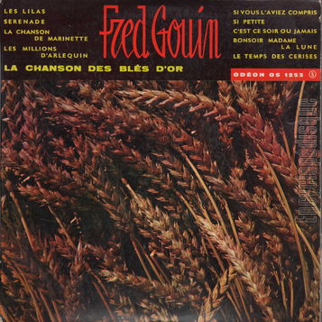 [Pochette de La chanson des bls d’or (Fred GOUIN)]