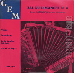 [Pochette de Bal du dimanche n 8 (Bruno LORENZONI)]