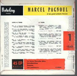 [Pochette de Valse de l’empereur - 1 (Marcel PAGNOUL) - verso]