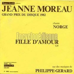 [Pochette de Fille d’amour (Jeanne MOREAU)]