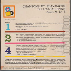 [Pochette de Poupe de cire, poupe de son (CHANSONS ET PLAY-BACKS DE L’ALSACIENNE) - verso]