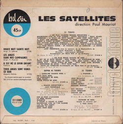 [Pochette de Les Satellites chantent Nol (Les SATELLITES) - verso]