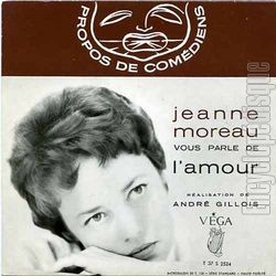 [Pochette de Vous parle de l’amour (Jeanne MOREAU)]