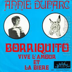 [Pochette de Borriquito / Vive l’amour et la bire (Annie DUPARC)]