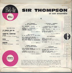 [Pochette de Le piano de Sir Thompson (SIR THOMPSON) - verso]