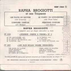 [Pochette de 4 valses n 3 (Rapha BROGIOTTI) - verso]