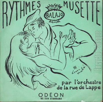 [Pochette de Balajo - Rythmes musette (ORCHESTRE MUSETTE DE LA RUE DE LAPPE)]