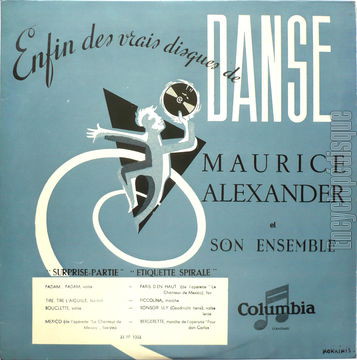 [Pochette de Enfin des vrais disques de danse (Maurice Alexander)]