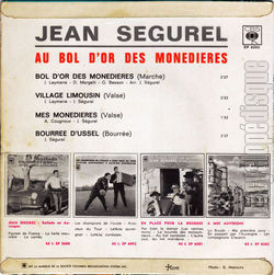 [Pochette de Au bol d’or des Mondires (Jean SGUREL) - verso]