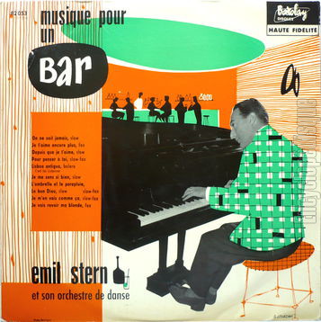 [Pochette de Musique pour un bar (Emil STERN)]