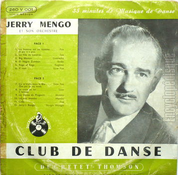 [Pochette de 35 minutes de musique de danse (Jerry MENGO)]