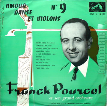 [Pochette de Amour danse et violons n 9 (Franck POURCEL)]