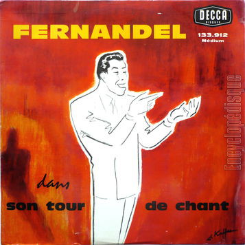 [Pochette de Fernandel dans son tour de chant (FERNANDEL)]