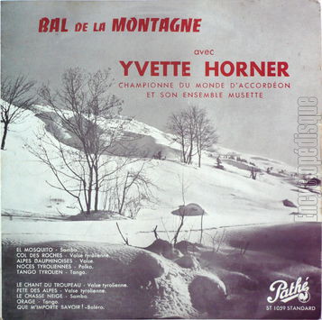 [Pochette de Bal de la montagne (Yvette HORNER)]