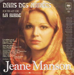 [Pochette de Un enfant est n (Jeane MANSON) - verso]