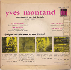 [Pochette de Clopin-clopant (Yves MONTAND) - verso]