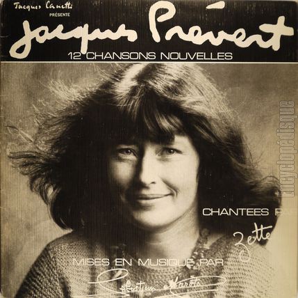 [Pochette de Jacques prvert - 12 chansons nouvelles (ZETTE)]