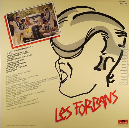 [Pochette de Le rock des copains (Les FORBANS) - verso]