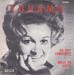 [Pochette de a fait longtemps / Belle ou sotte (TOHAMA) - verso]