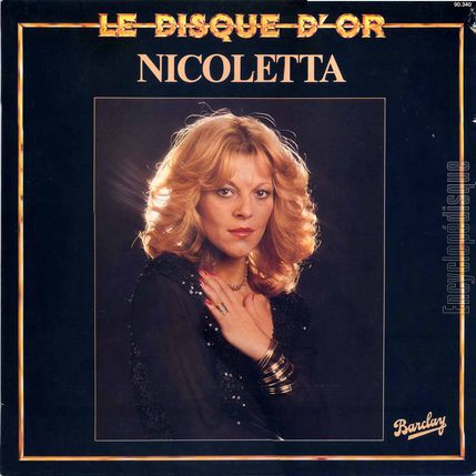 [Pochette de Le disque d’or (NICOLETTA)]