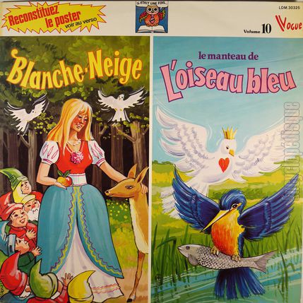 [Pochette de Vol. 10 : Blanche-Neige / Le manteau de l’oiseau bleu (IL TAIT UNE FOIS)]