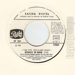 [Pochette de Accroche un ruban / Comme les enfants (Sacha DISTEL)]