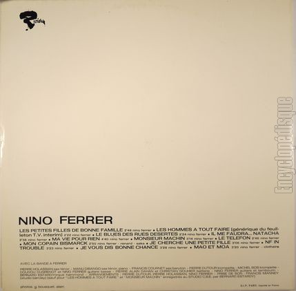 [Pochette de Les petites filles de bonnes famille, Le tlfon, Mao et Moa… (Nino FERRER) - verso]