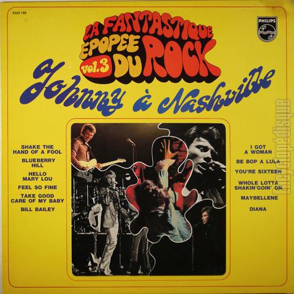 [Pochette de Johnny  Nashville "La fantastique pope du rock vol. 3" (Johnny HALLYDAY)]