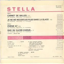 [Pochette de Carnet de balles (STELLA) - verso]