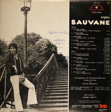 [Pochette de Canal Saint-Martin (Brigitte SAUVANE) - verso]