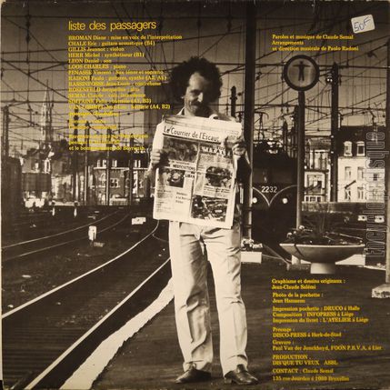 [Pochette de Les convoyeurs attendent (Claude SEMAL) - verso]