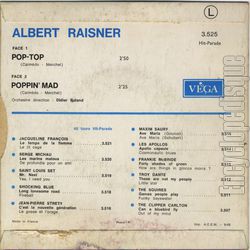 [Pochette de Pop-Top (Albert RAISNER) - verso]