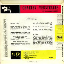 [Pochette de Le siffleur et son chien (Charles VERSTRAETE) - verso]