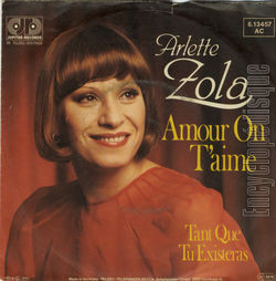 [Pochette de Amour, on t’aime (Arlette ZOLA)]