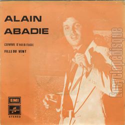 [Pochette de Comme d’habitude (Alain ABADIE)]