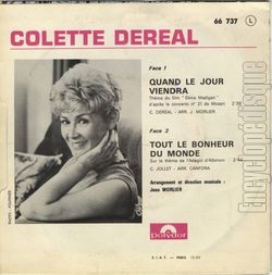 [Pochette de Quand le jour viendra (Colette DERAL) - verso]