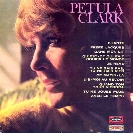 [Pochette de Chante, je rve, avec le temps… (Petula CLARK)]