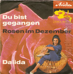 [Pochette de Du bist gegangen (DALIDA)]