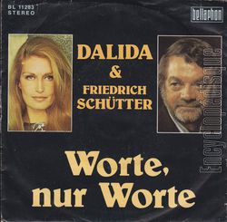 [Pochette de Worte nur Worte / Um nicht allein zu sein (DALIDA) - verso]