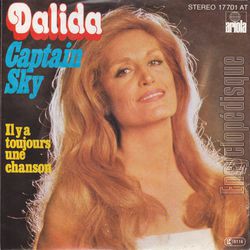 [Pochette de Captain sky / Il y a toujours une chanson (DALIDA) - verso]