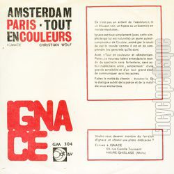 [Pochette de Tout en couleurs / Amsterdam - Paris (IGNACE) - verso]