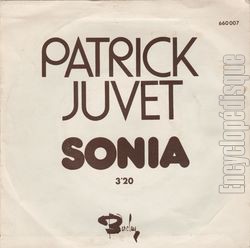 [Pochette de Sonia (Patrick JUVET) - verso]