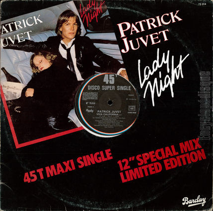 [Pochette de Lady night (Patrick JUVET) - verso]