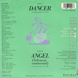 [Pochette de Dancer (JUST FOR  U ) - verso]