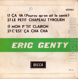 [Pochette de Le p’tit chapeau tyrolien (ric GENTY) - verso]